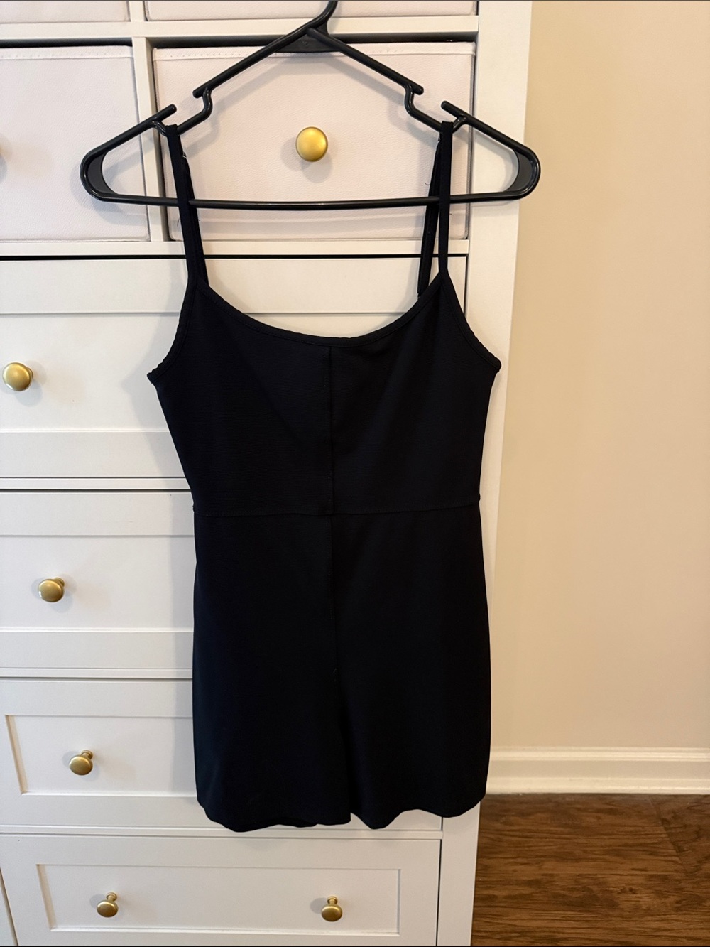 White Fox Boutique Black Spaghetti-Strap Romper